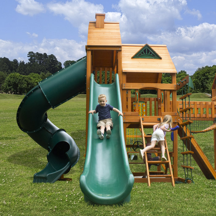 Gorilla Playsets Treasure Trove II Swing Set & Reviews Wayfair